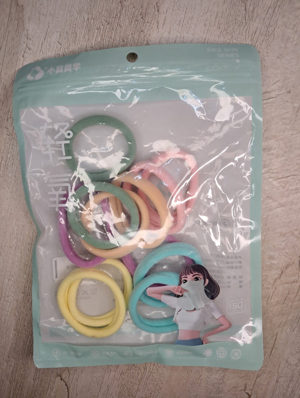 Pastel Bloom – Soft Hair Tie Set