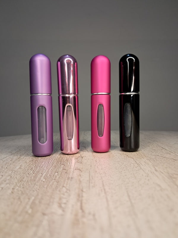 Portable and refillable fragrance sprays