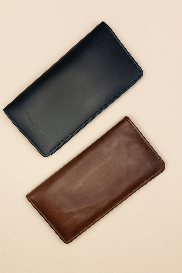 Classic Genuine Leather Long Wallet