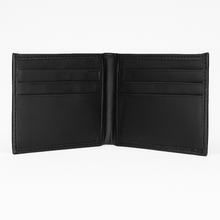 Classic Leather Bi-Fold Wallet (Black & Brown)