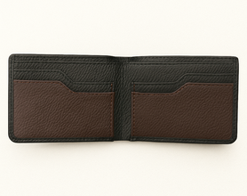 Classic Black Leather Wallet