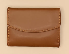 Brown & Mustard Yellow Leather Wallet