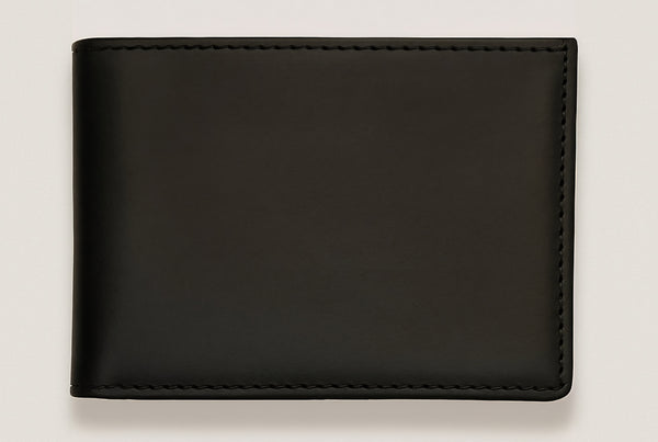 Classic Leather Bi-Fold Wallet (Black & Brown)