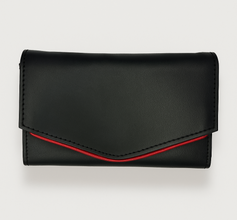 Classic Black Envelope Clutch