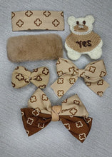 Cozy Teddy & Bow Hair Accessory Set