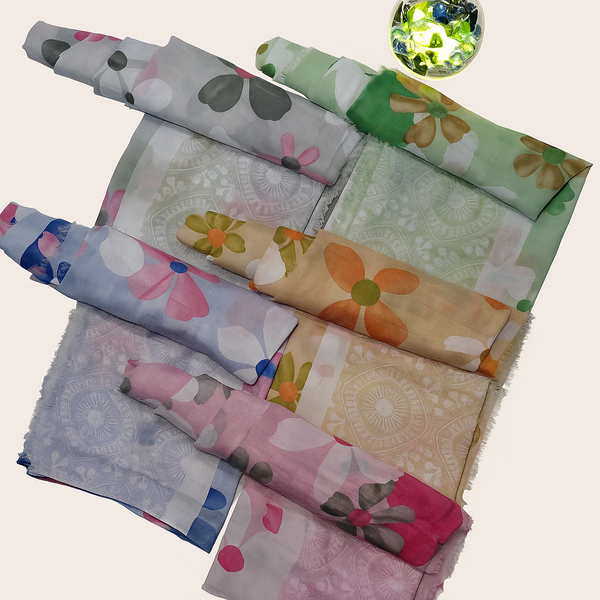 Floral Print Lightweight Stoles