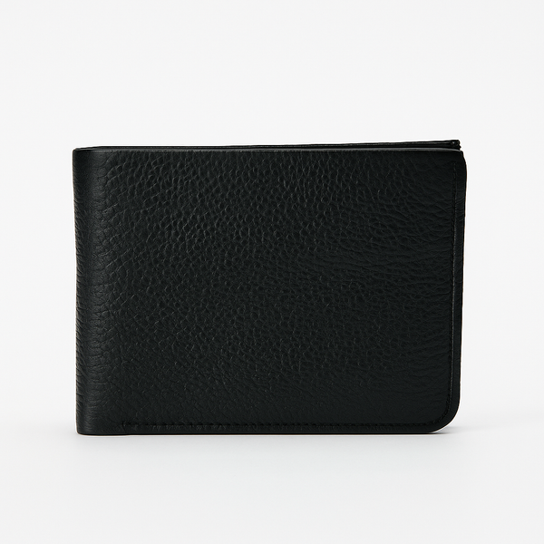 Classic Black Leather Wallet